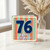 76th Birthday Card, Happy Birthday Card