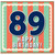 89th Birthday Card, Retro Striped Happy Birthday Card