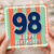 98th Birthday Card, Happy Birthday Card