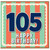 105th Birthday Card, Happy Birthday 105th Age Birthday Card