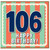 106th Birthday Card, Happy Birthday Card for 106 Year Old