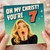 7th Birthday Card, Oh My Christ You’re 7 Funny Birthday Card