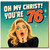 76th Birthday Card, Oh My Christ You're 76 Funny Birthday Card