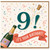 9th Birthday Card, It’s Your Birthday Celebration Card
