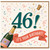 46th Birthday Card, Champagne Celebration Card, It's Your Birthday