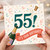 55th Birthday Card, It's Your Birthday Champagne Celebration Card