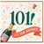 101st Birthday Card, It's Your Birthday Card with Champagne Celebration Design