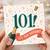 101st Birthday Card, It's Your Birthday Card with Champagne Celebration Design
