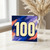 100th Birthday Card, Bold Number 100 Card