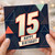 15th Birthday Card, Happy 15th Birthday Card, Teen Birthday Card