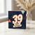 39th Birthday Card, Bold Retro Geometric Happy Birthday Card