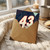 43rd Birthday Card, Bold Geometric Happy Birthday Card