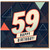59th Birthday Card, Happy Birthday Geometric Number 59 Card