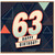 63rd Birthday Card, Happy Birthday Geometric Design