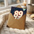 89th Birthday Card, Happy Birthday Geometric Number 89 Card