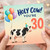 30th Birthday Card, Funny Holy Cow You're 30