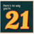 21st Birthday Card, There's No Way You're 21 Funny Birthday Card