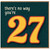 27th Birthday Card, There’s No Way You’re 27 Funny Age Birthday Card
