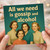 Funny Birthday Card for Her or Friend - All We Need Is Gossip and Alcohol - Retro Humour - Blank Inside