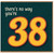 38th Birthday Card, There's No Way You're 38 Funny Birthday Card