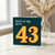 43rd Birthday Card, There’s No Way You’re 43 Funny Birthday Card