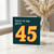 45th Birthday Card, Funny There’s No Way You’re 45 Card