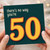 50th Birthday Card, There's No Way You're 50 Funny Birthday Card