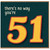 51st Birthday Card, There's No Way You're 51 Funny Birthday Card