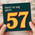 57th Birthday Card, There's No Way You're 57 Funny Birthday Card