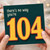 104th Birthday Card