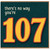 107th Birthday Card, There's No Way You're 107 Funny Age Birthday Card
