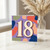18th Birthday Card, Bold Colourful Abstract Design
