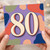 80th Birthday Card