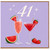 41st Birthday Card, Stylish Fruit Cocktail Birthday Card