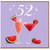 52nd Birthday Card, Fruity Cocktail and Watermelon Design