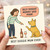 Funny Dog Mum Card - Best Doggie Mum Ever - Silly Doggie Mummy Said Pour - From the Dog - Mother's Day or Birthday Card for Lovers