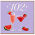 102nd Birthday Card, with Fruit Cocktail Design