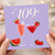 109th Birthday Card, Watermelon and Strawberry Cocktail Design