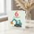 6th Birthday Card, Excavator Construction Card