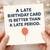 Funny Rude Belated Birthday Card - A Late Birthday Card Is Better Than A Late Period - Adult Humour for Friends