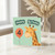 4th Birthday Card, Cute Giraffe Birthday Card