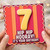 7th Birthday Card, Hip Hip Hooray It's Your Birthday Card