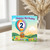 2nd Birthday Card, Cute Teddy Bear Hot Air Balloon Happy Birthday Card