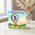 5th Birthday Card, Cute Teddy Bear Hot Air Balloon Birthday Card