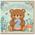 2nd Birthday Card, Cute Teddy Bear Happy Birthday Card