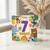 7th Birthday Card, Jungle Animals Party Card