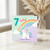7th Birthday Card, Cute Unicorn Rainbow Card