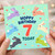 7th Birthday Card, Cute Bunny Hoppy Birthday Today