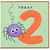 2nd Birthday Card, Cute Spider Today Card