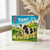 7th Birthday Card, Cute Cow and Calf Farm Scene